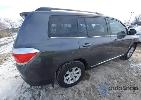 2012 Toyota Highlander Se V6 z USA, uszkodzony, nr VIN 5TDBK3EHXCS097955